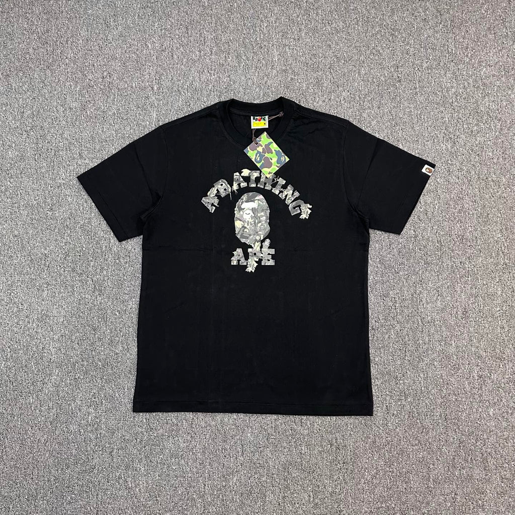 BAPE Tree Edge Camo College Ape Head Heavyweight Oversized Unisex T-Shirt
