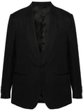 Lardini metallic-threading blazer