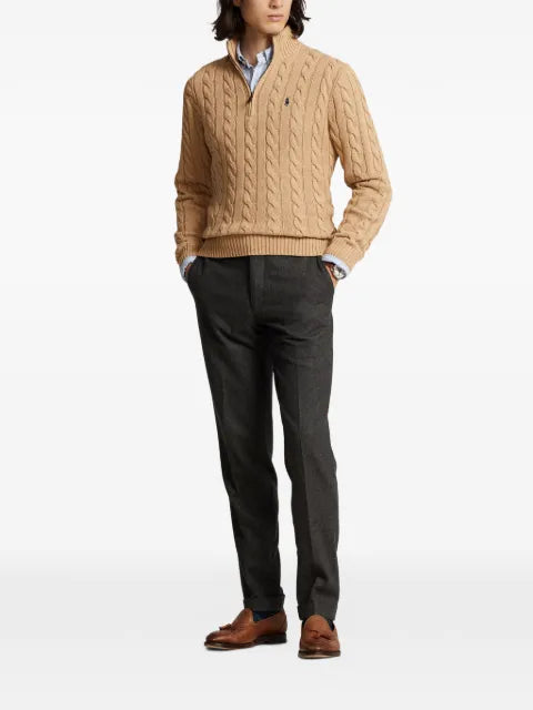 Polo Ralph Lauren cable-knit zip sweater
