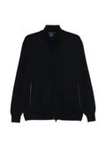 Paul & Shark zip-up virgin wool cardigan