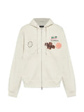 AllSaints Patcher patch-embellished zip-up hoodie