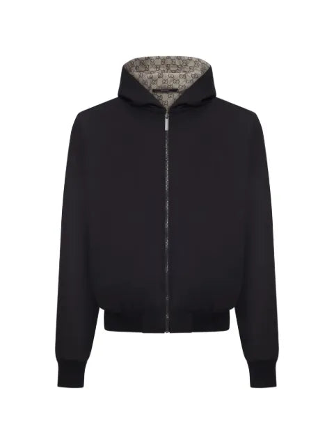 Gucci reversible cotton canvas zip jacket