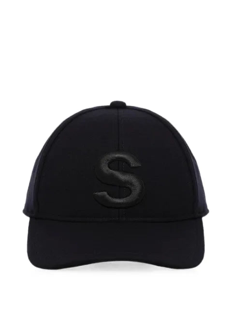 sacai logo-embroidered baseball cap