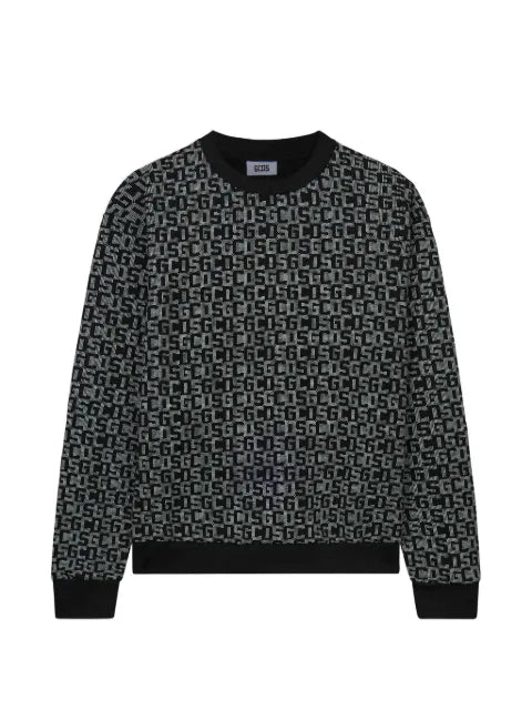 GCDS monogram-print sweatshirt
