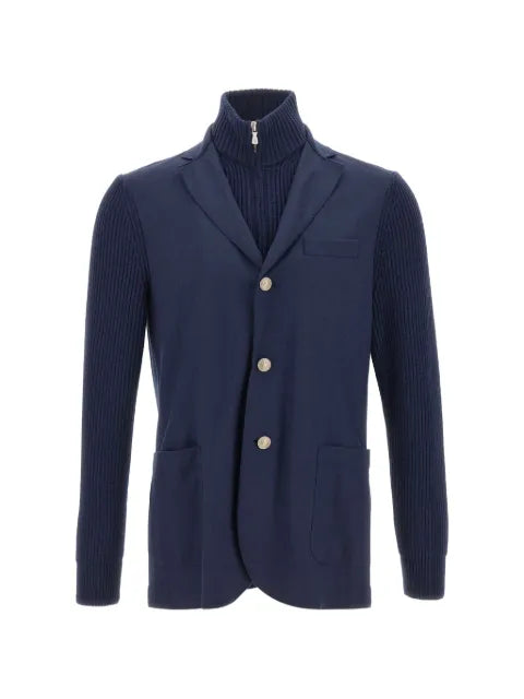 Eleventy single-breasted wool jacket