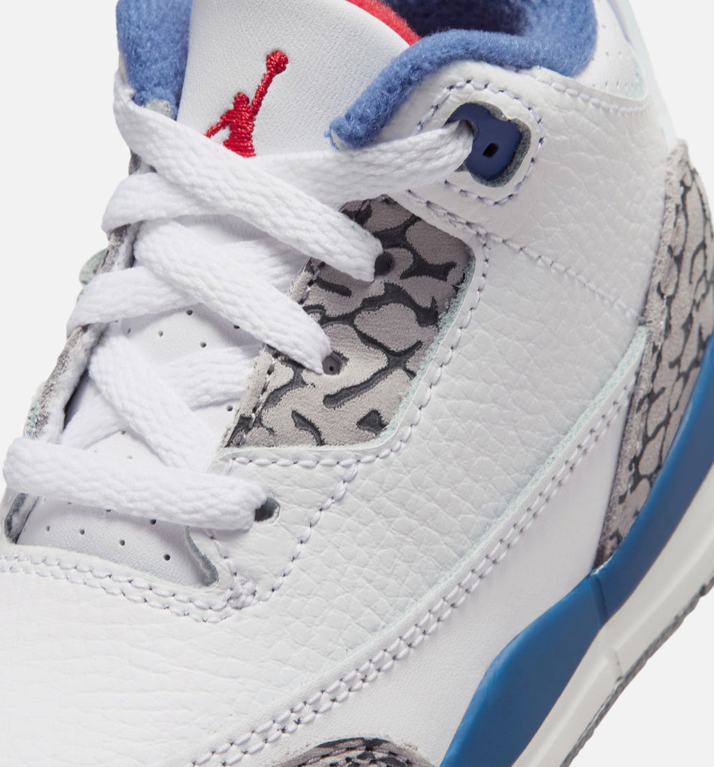 Air Jordan 3 Retro OG “True Blue” Baby and Toddler Lifestyle Shoes