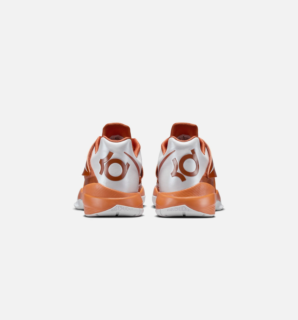 Zoom KD 4 Texas Longhorns Men's Basketball Shoes - Desert Orange/White