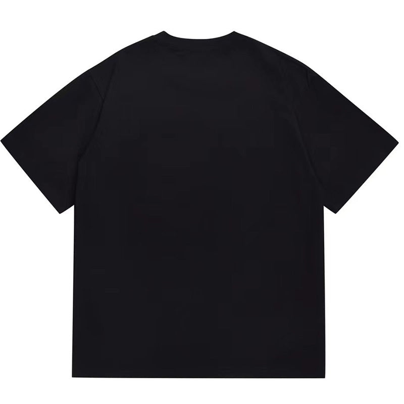 BAPE Green ABC Camo Ape Head Men's T-Shirt - Black