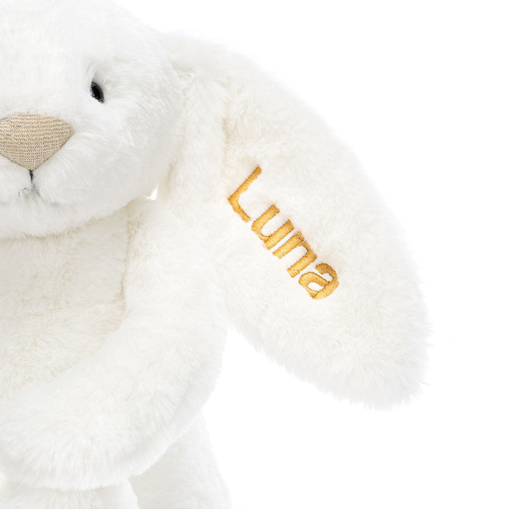 Personalized Bashful Luxe Bunny Luna Medium