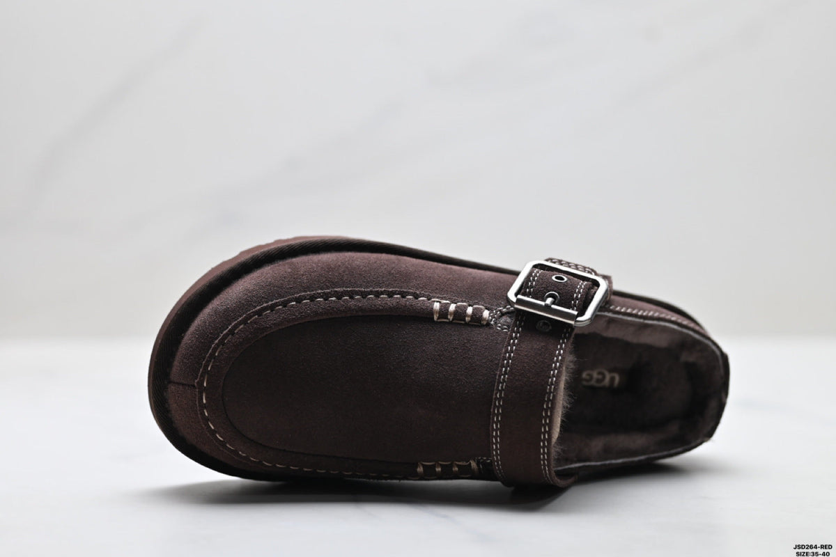 UGG Ethnic-Trim Shearling Slip-On Shoes