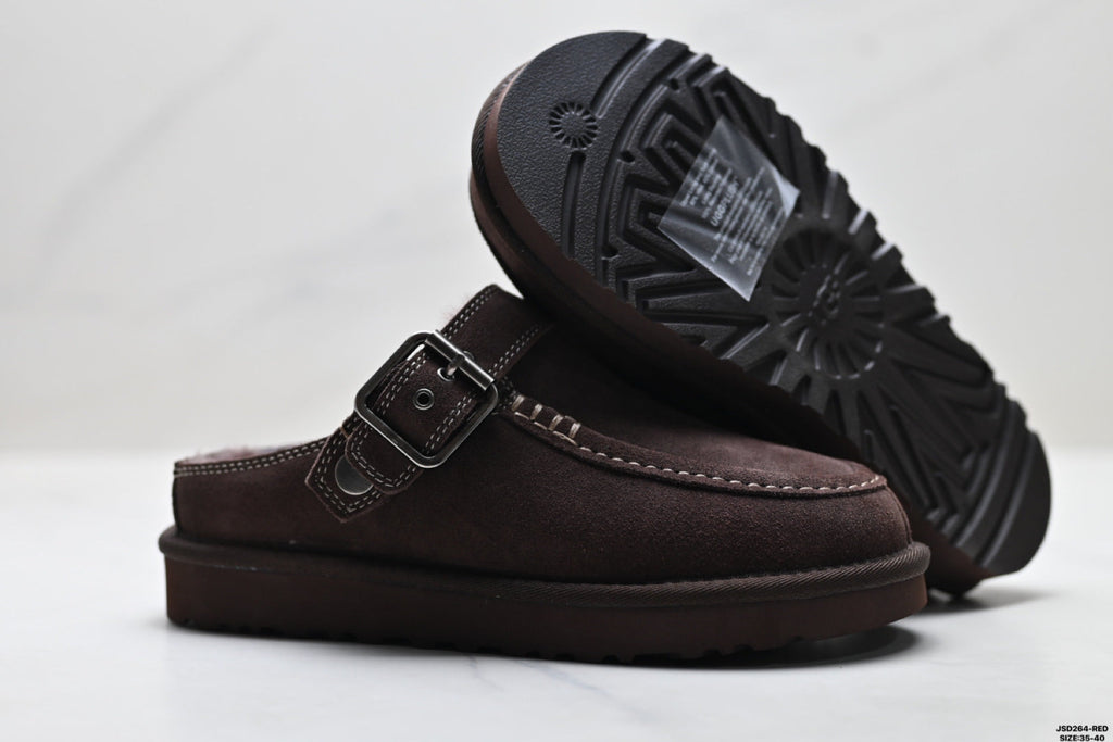 UGG Ethnic-Trim Shearling Slip-On Shoes