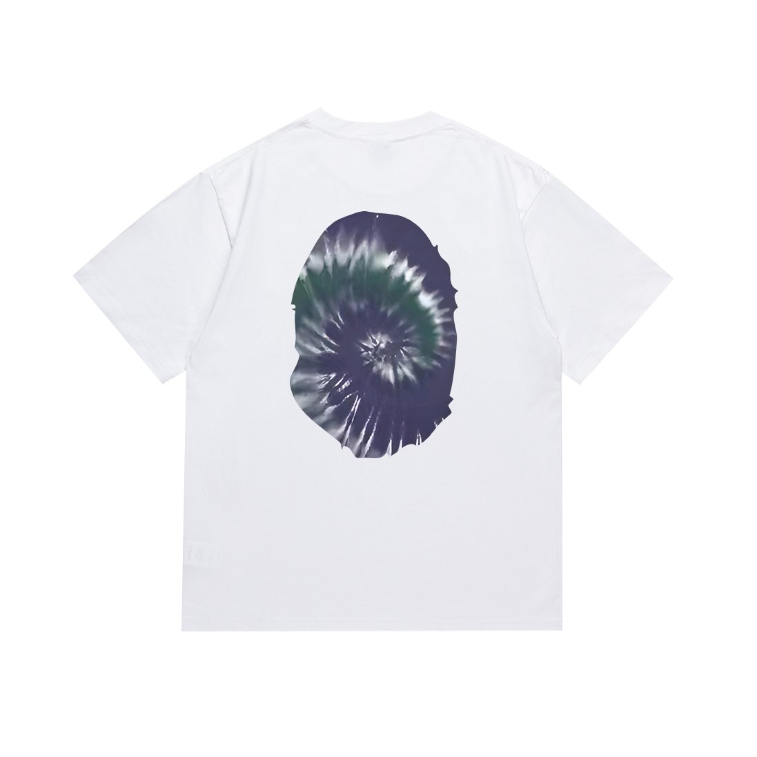 BAPE Tie-Dye Front and Back Graphic Short-Sleeve T-Shirt