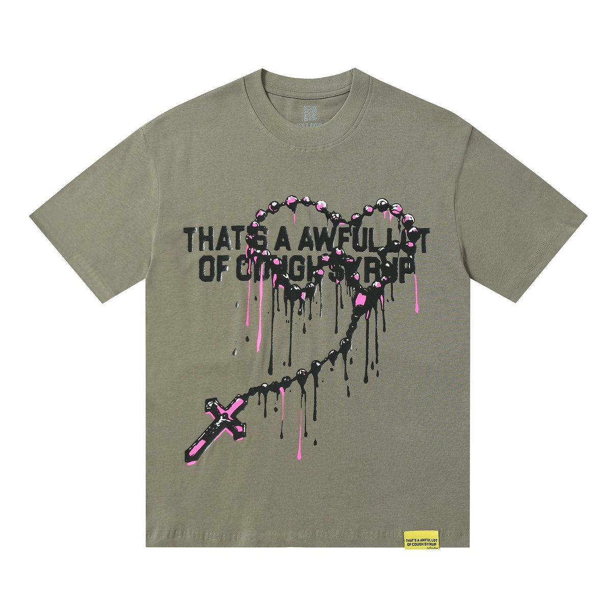 THAT'S A AWFUL LOT OF COUGH SYRUP Front & Back Graphic T-Shirt