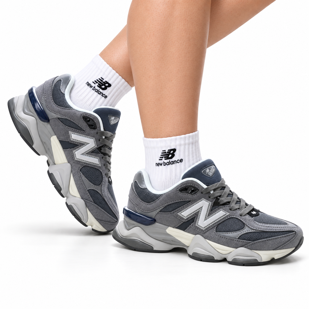 New Balance 9060 Retro Lifestyle Sneakers – Grey