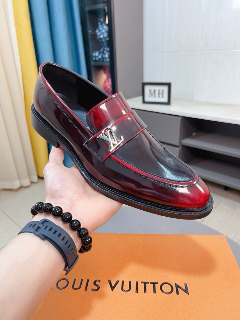 Louis Vuitton Textured Hardware Loafers
