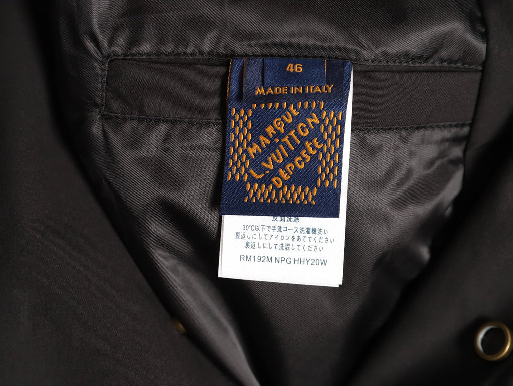 Louis Vuitton LV Lovers Graphic Varsity Jacket - Black