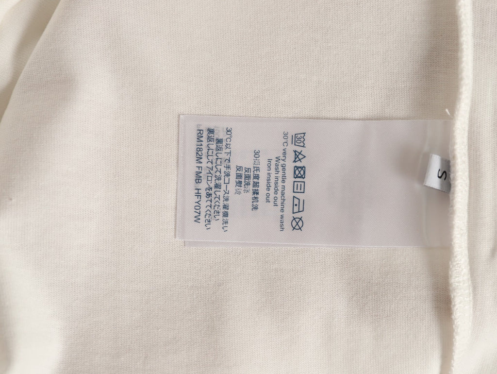 Louis Vuitton Paris Lettering and Daisy-Style Motif T-Shirt - Cream